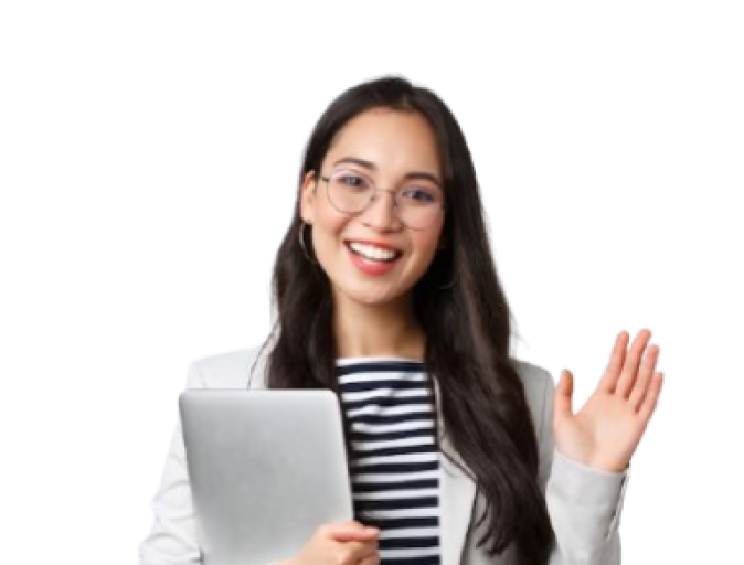 Person with tablet